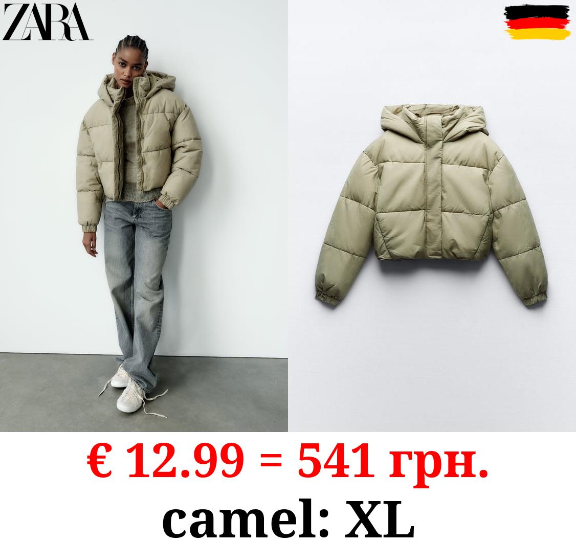 FADED-EFFECT PUFFER ANORAK