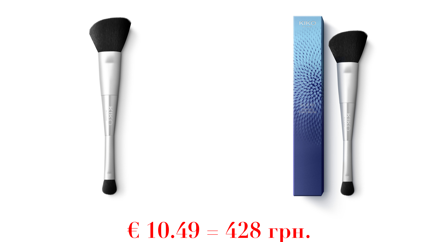 blue me 2-in-1 eyes & face brush