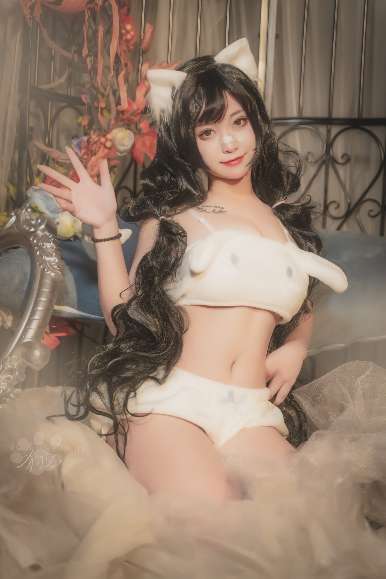 Cosplay 奇行家狗崽 玉桂狗睡衣 7