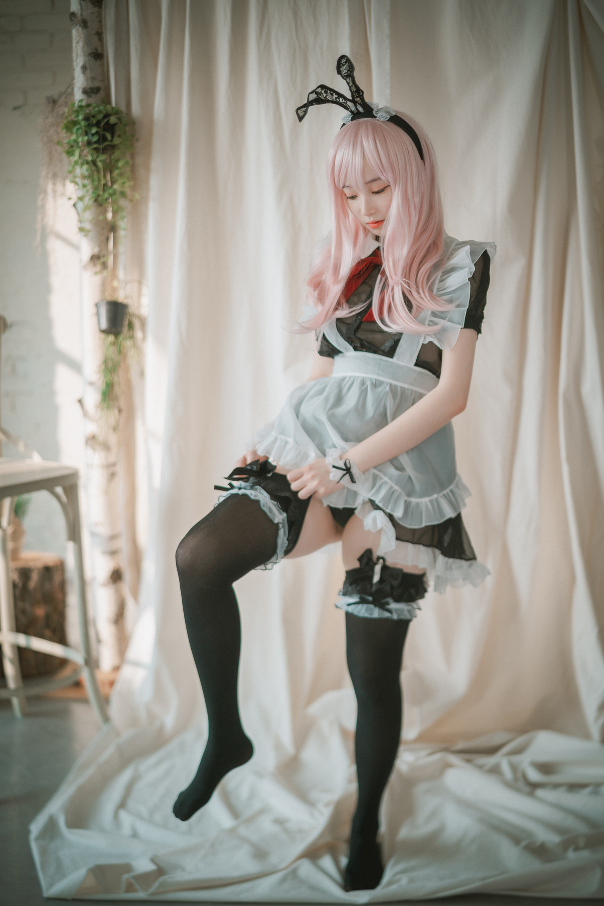 Bambi 밤비, [DJAWA] Sheer Bunny Maid 12