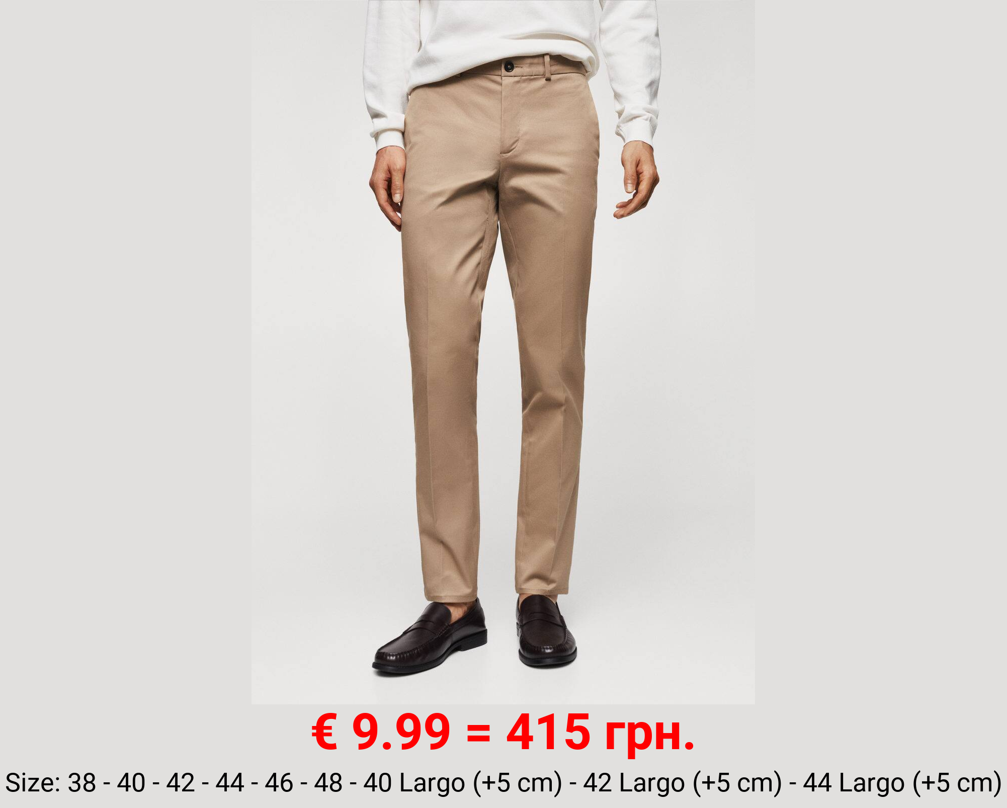 Pantalón chino slim fit