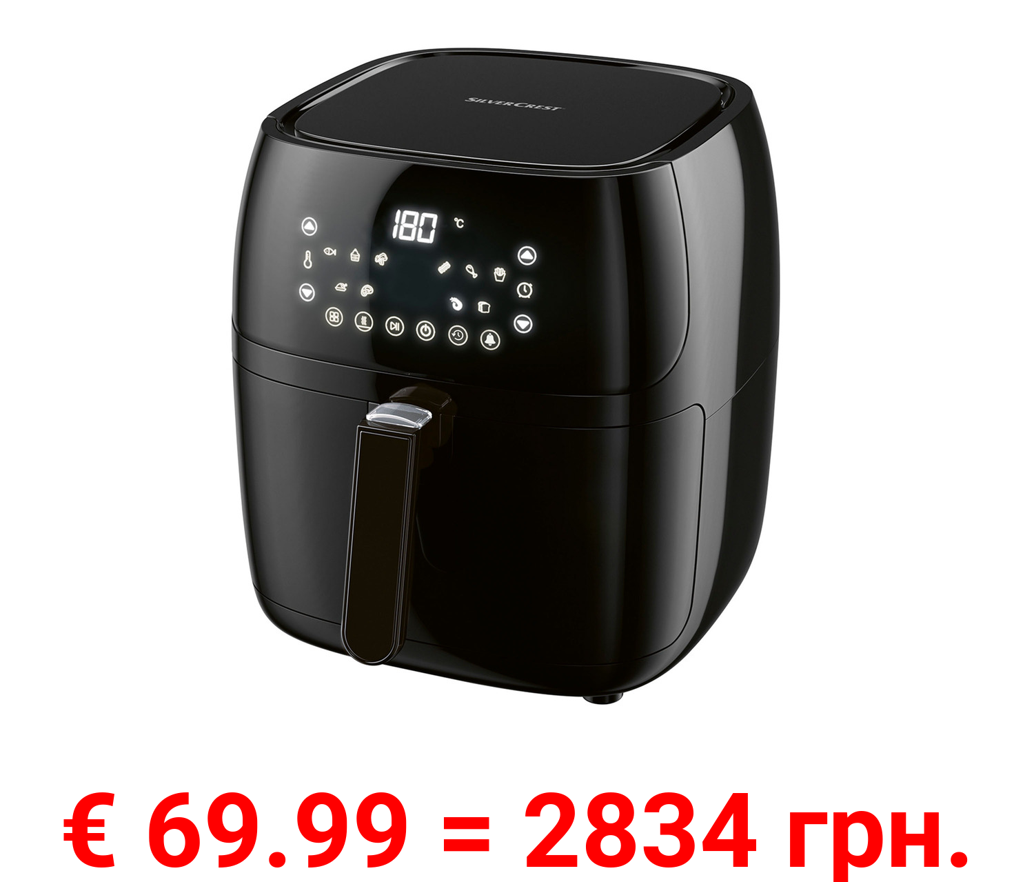 SILVERCREST® KITCHEN TOOLS Digitale Heißluft-Fritteuse XL, »SHFD 2150 A2« 2150 W