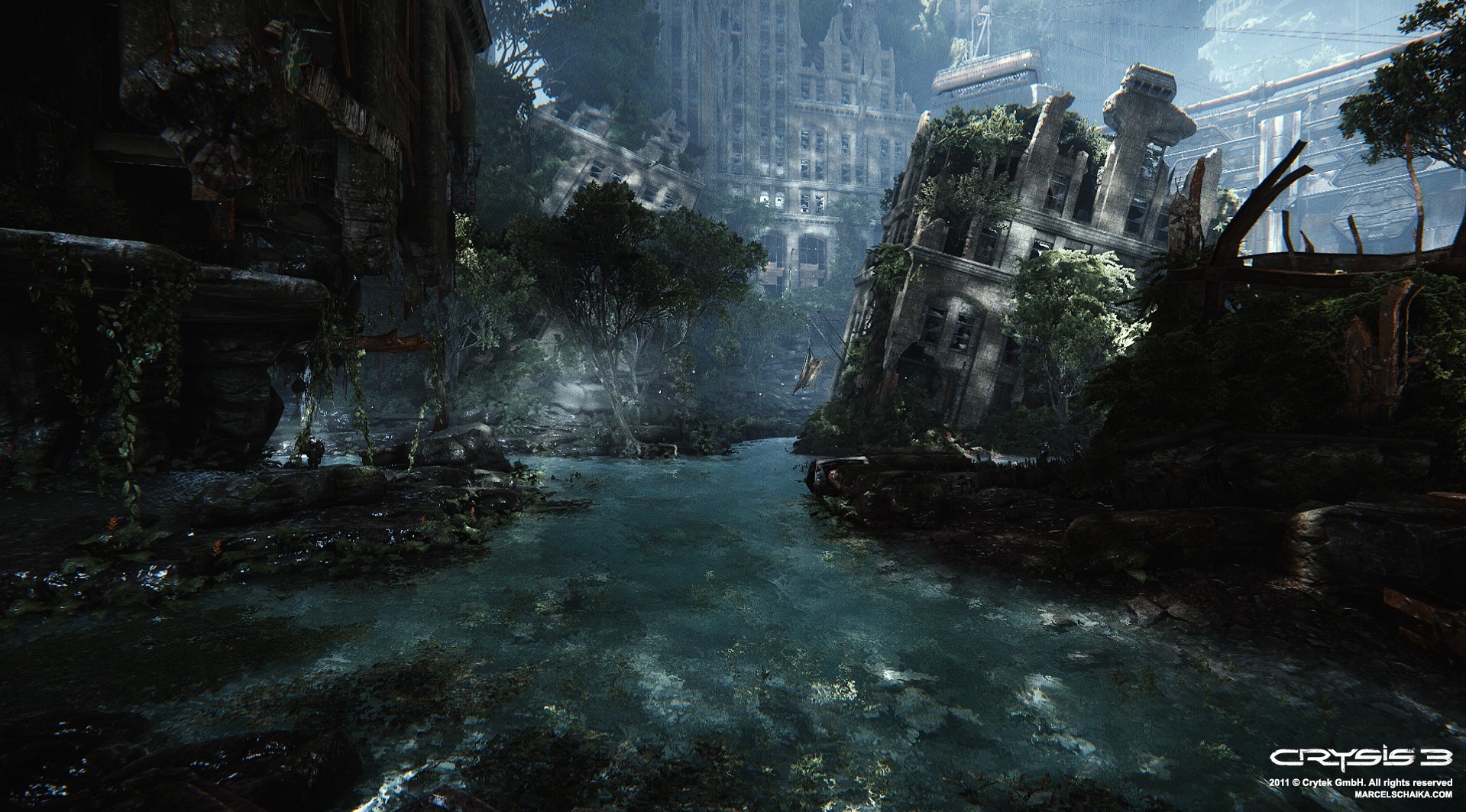 Environment 3. Crysis 2 environment.