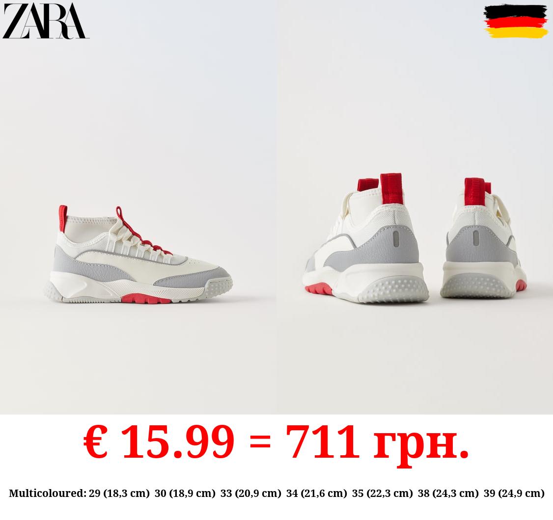 MULTI-PIECE HIGH TOP SNEAKERS