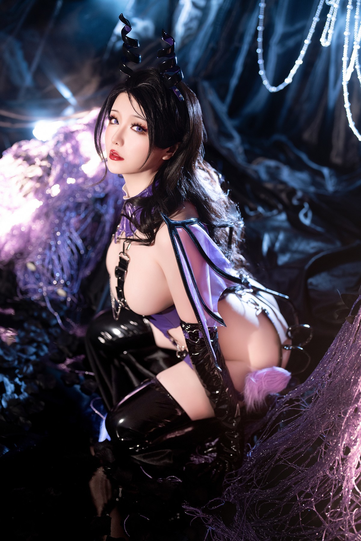 Cosplay 星之迟迟Hoshilily 梦魔的枕头营业&梦境篇 Set.02 36