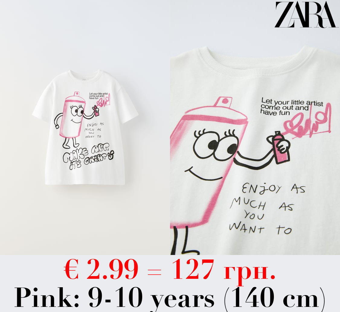 GRAFFITI PRINT T-SHIRT