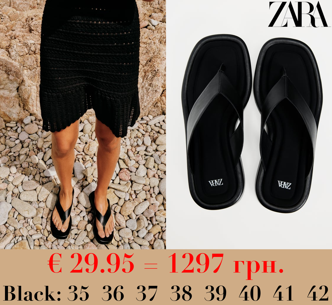 FLAT STRAPPY SLIDER SANDALS