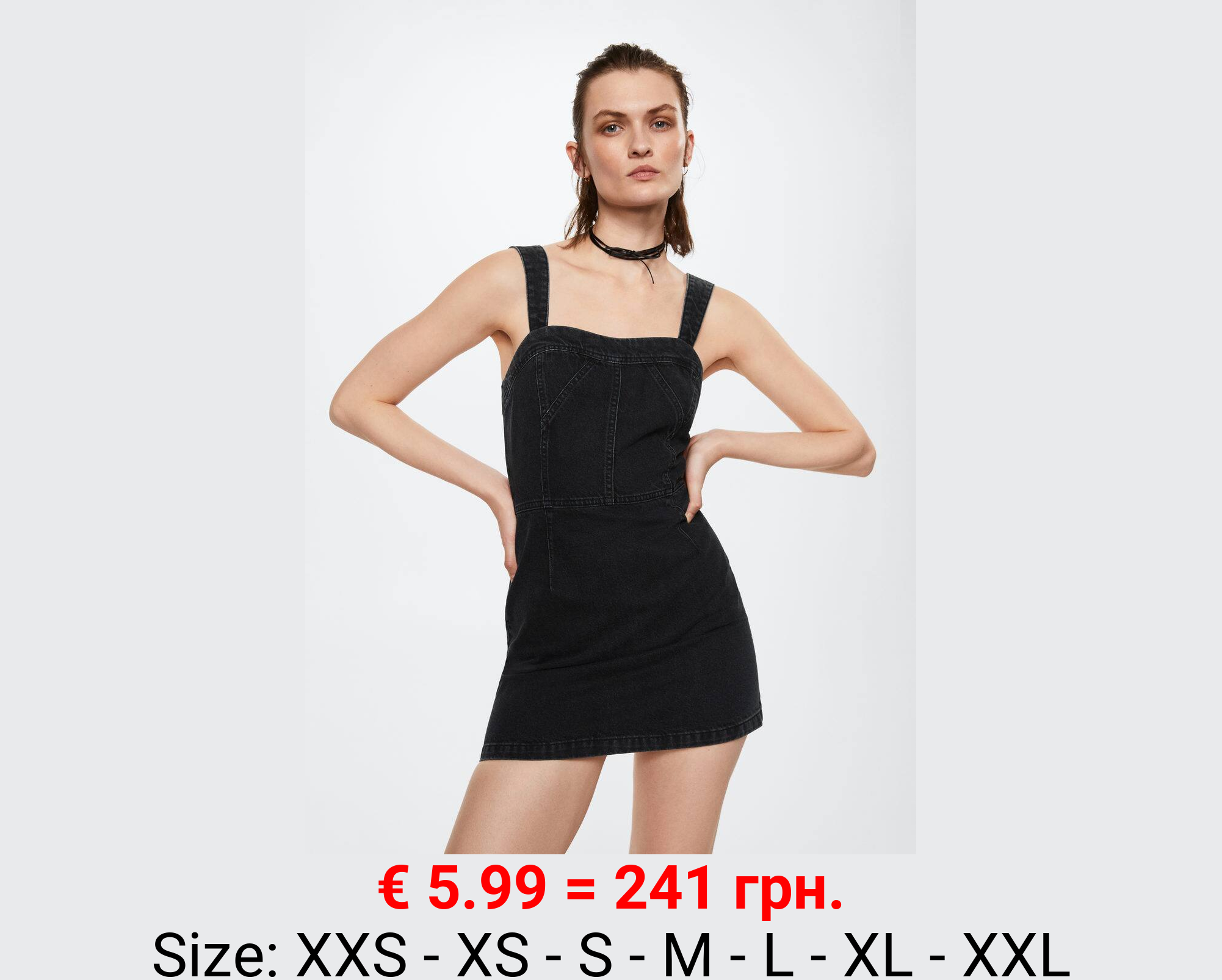 Vestido vaquero cremallera