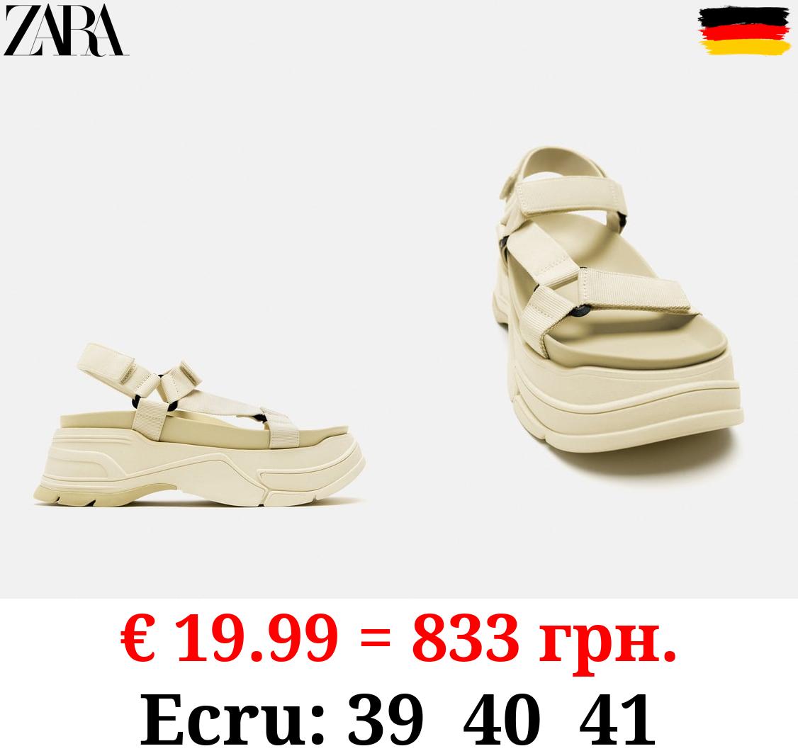 FLATFORM SPORTY SANDALS