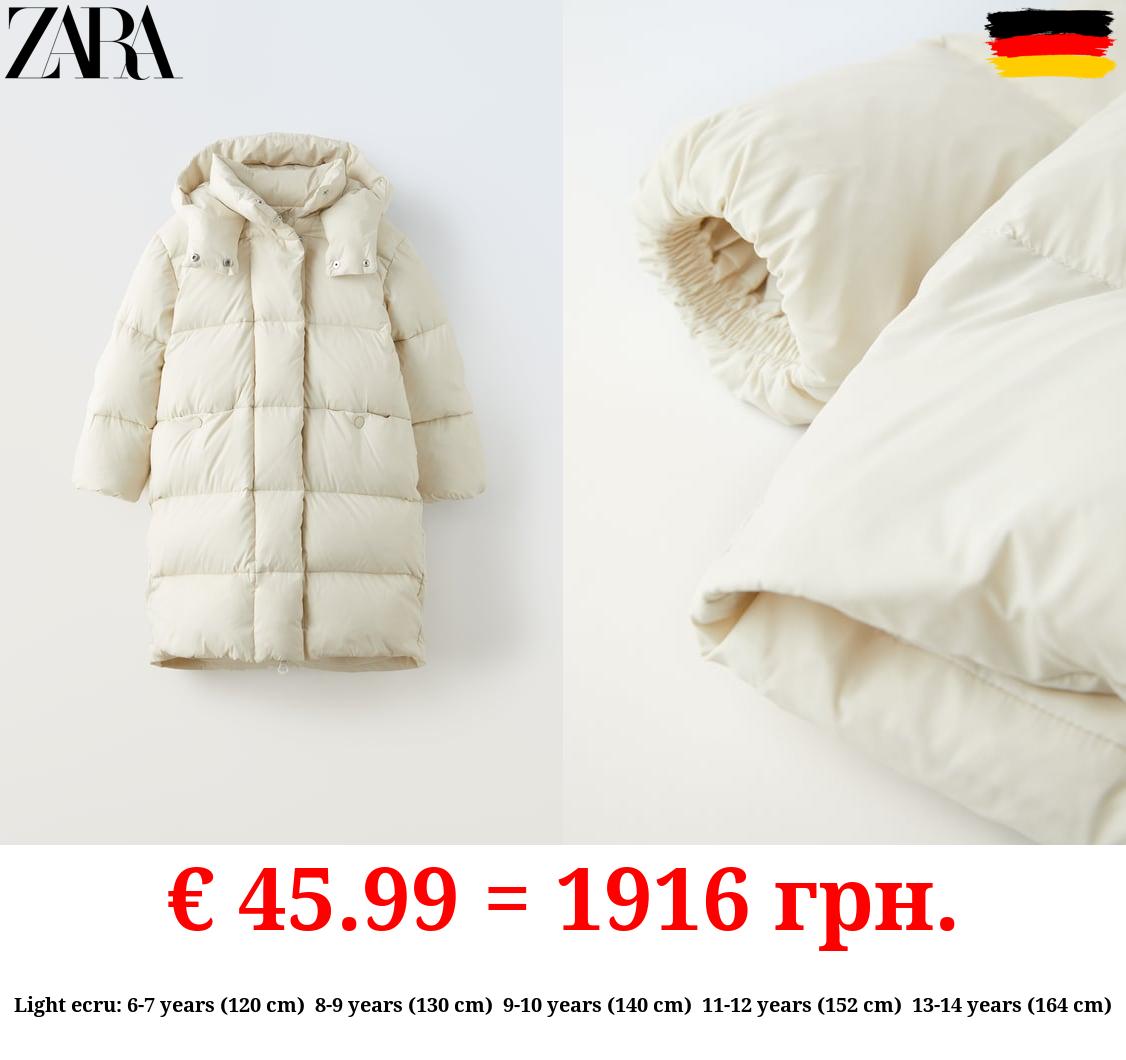 LONG FEATHER AND DOWN JACKET