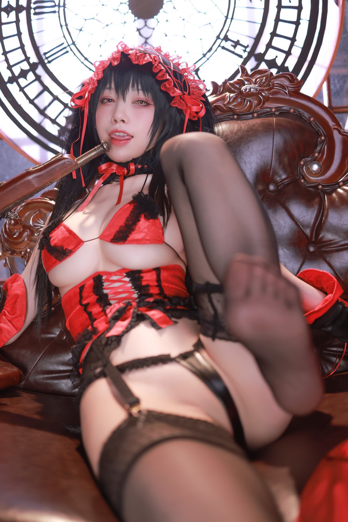 水淼aqua Cosplay 时崎狂三 65