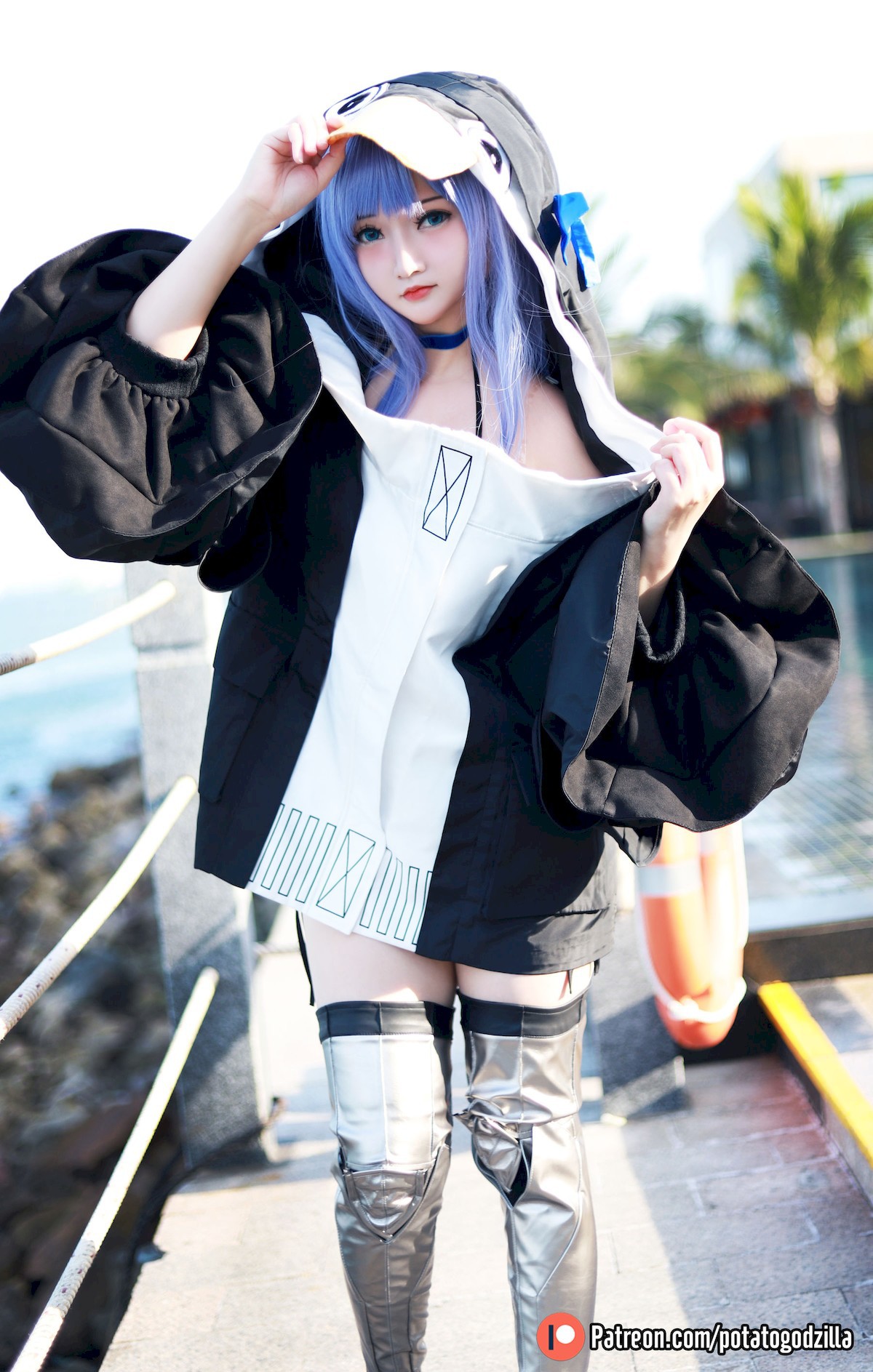 Potato Godzilla Cosplay 水着メルトリリス 3