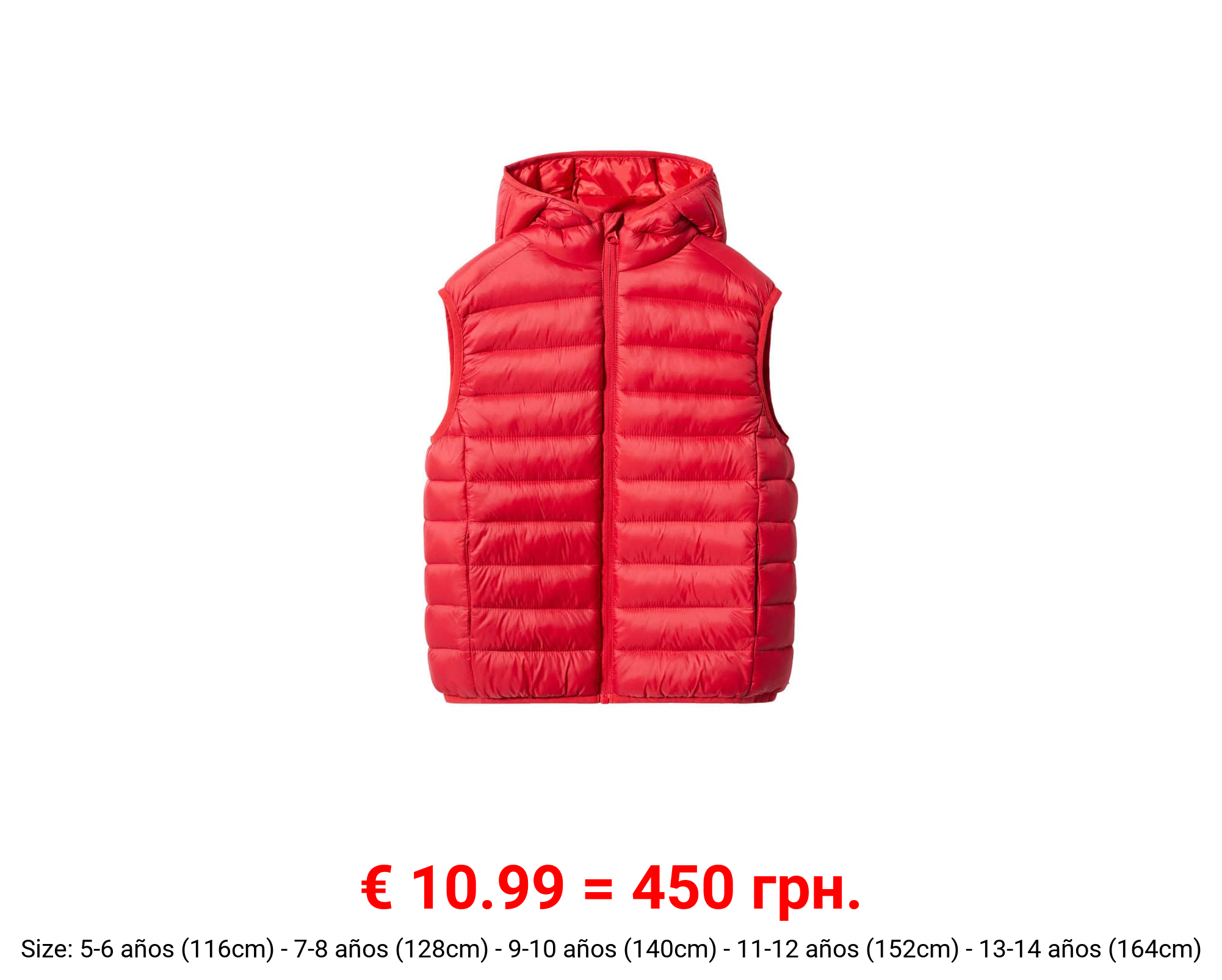 Chaleco acolchado capucha