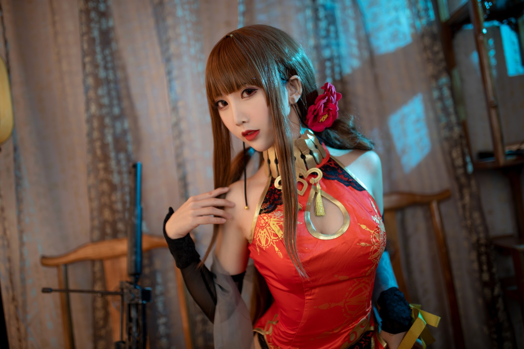Cosplay 面饼仙儿 DSR50 红牡丹 33