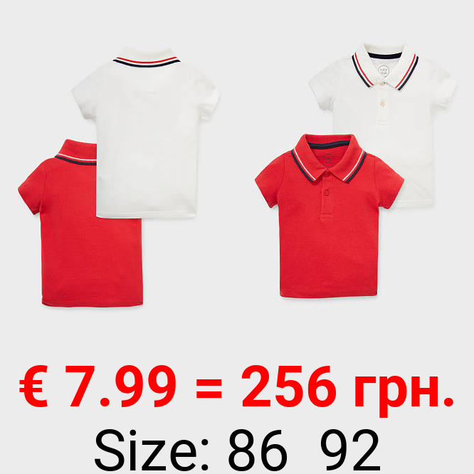 Multipack 2er - Baby-Poloshirt - Bio-Baumwolle