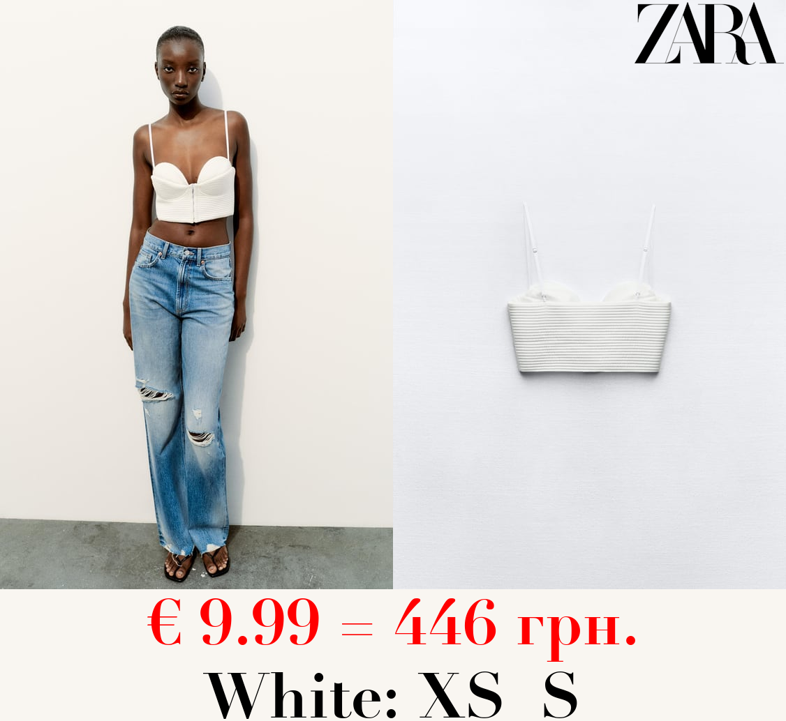 SATIN CORSETRY-INSPIRED TOP