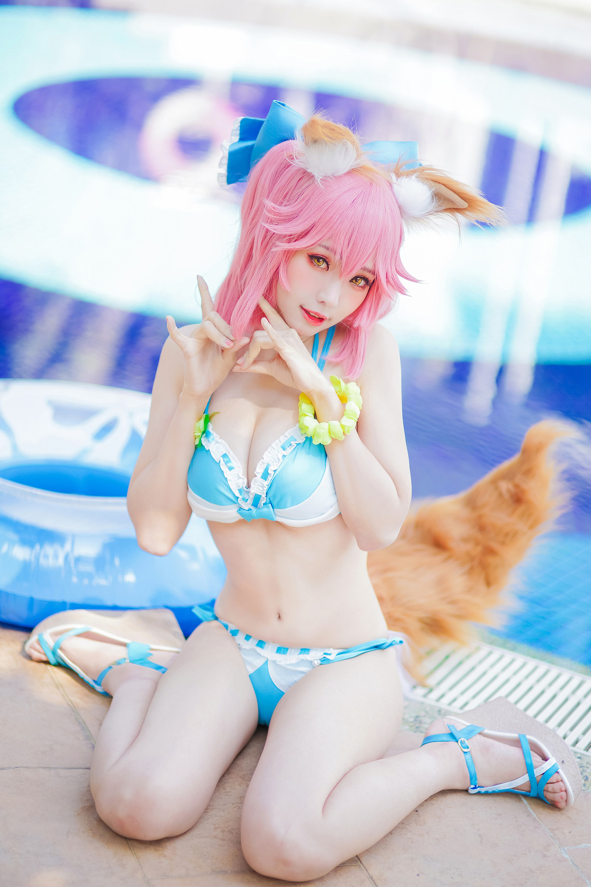 Cosplay ElyEE子 玉藻前泳池 21
