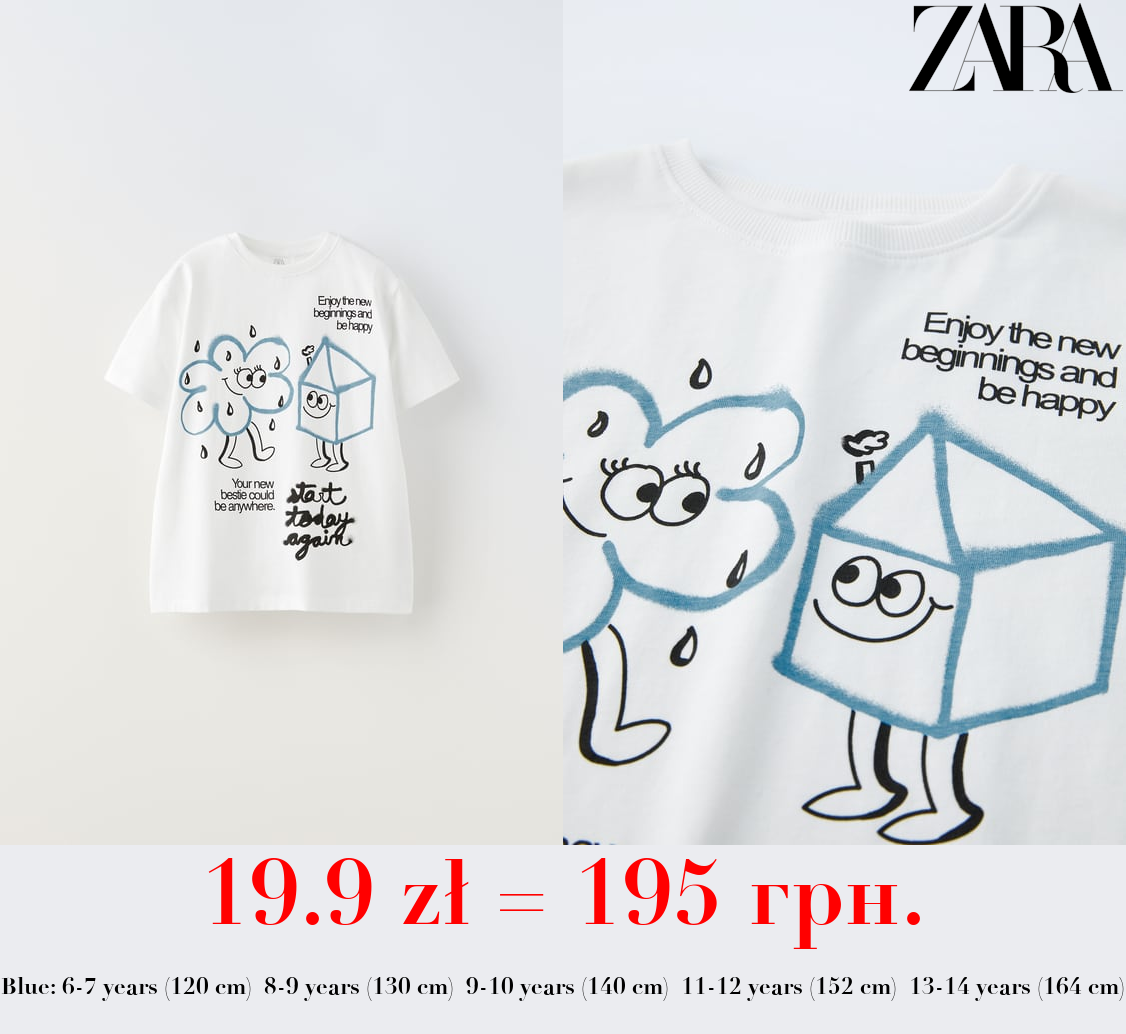 GRAFFITI PRINT T-SHIRT