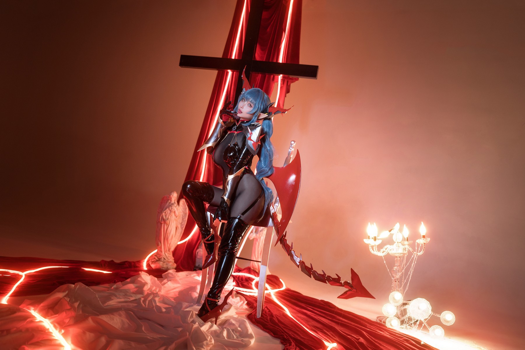 Cosplay rioko凉凉子 碧蓝航线 雷根斯堡 15