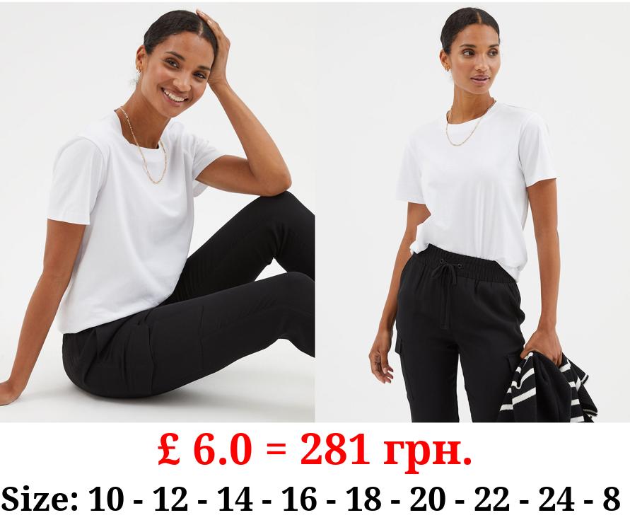 White Cotton T-Shirt