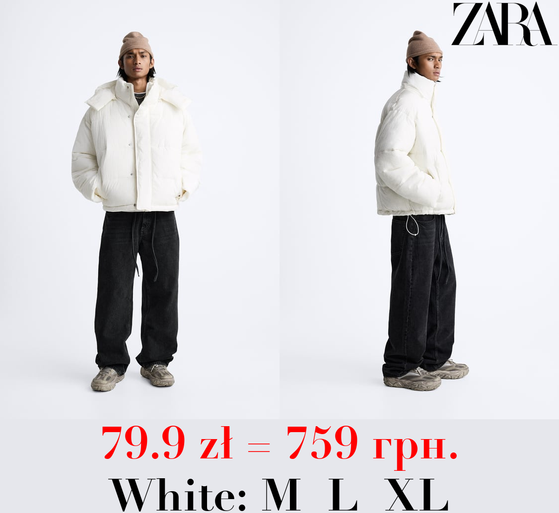 JACKET WITH DETACHABLE HOOD