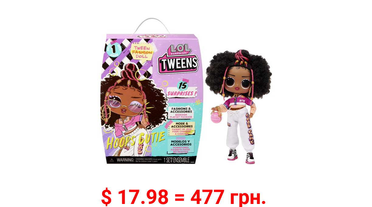 LOL Surprise Tweens Fashion Doll Hoops Cutie with 15 Surprises