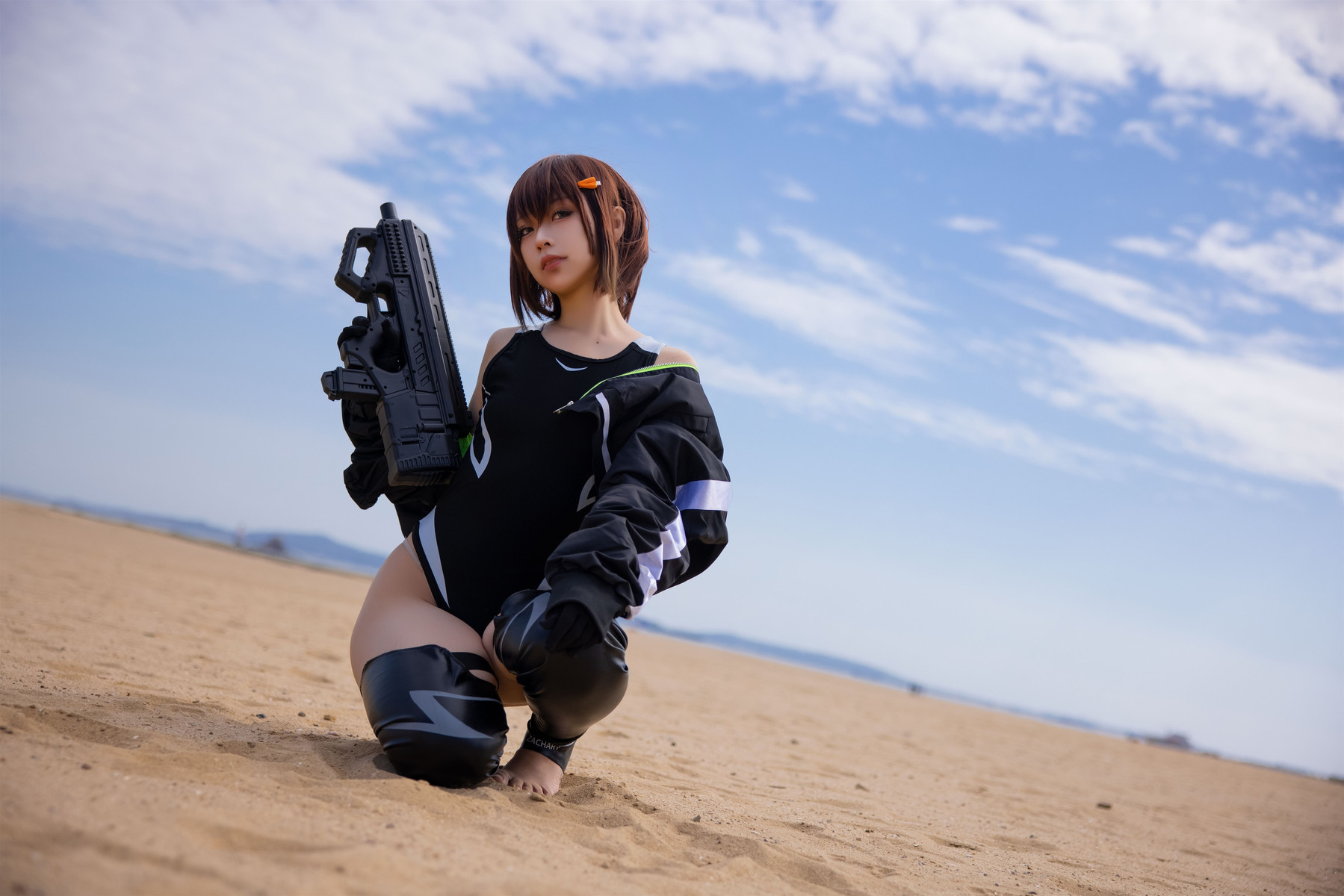 Cosplay G44不会受伤 水泳部的部長 22
