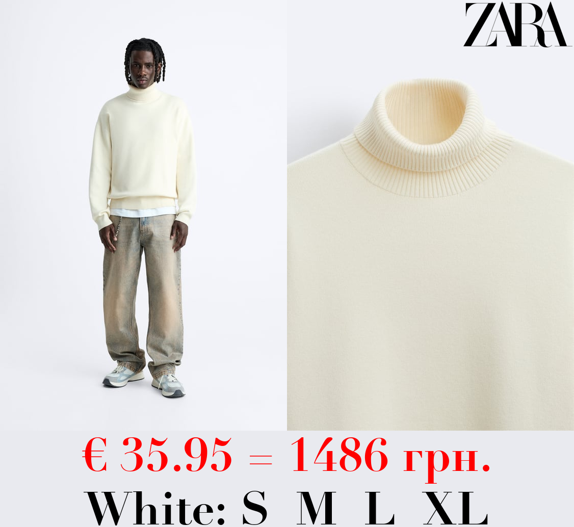 SOFT TURTLENECK SWEATER