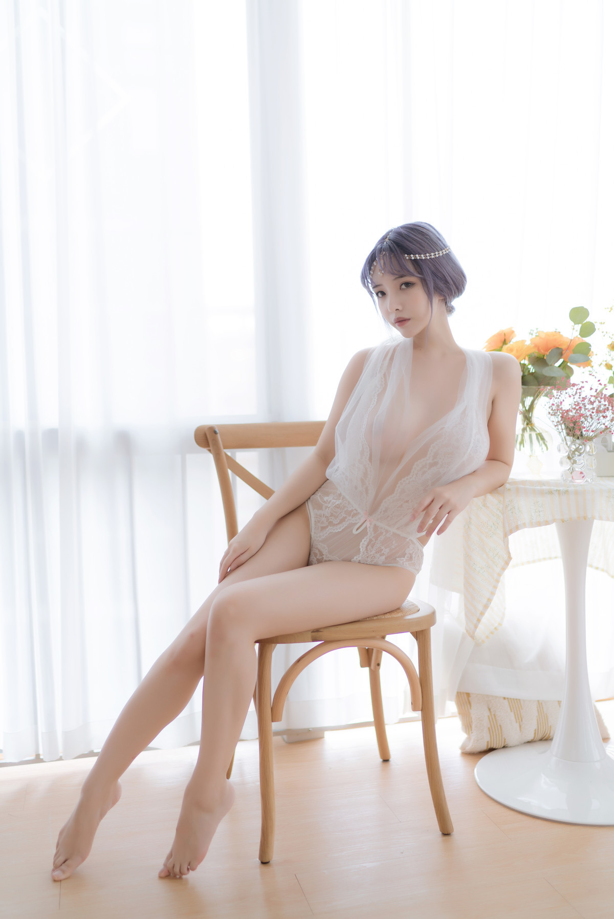 Cosplay 雯妹不讲道理 白色希腊 5