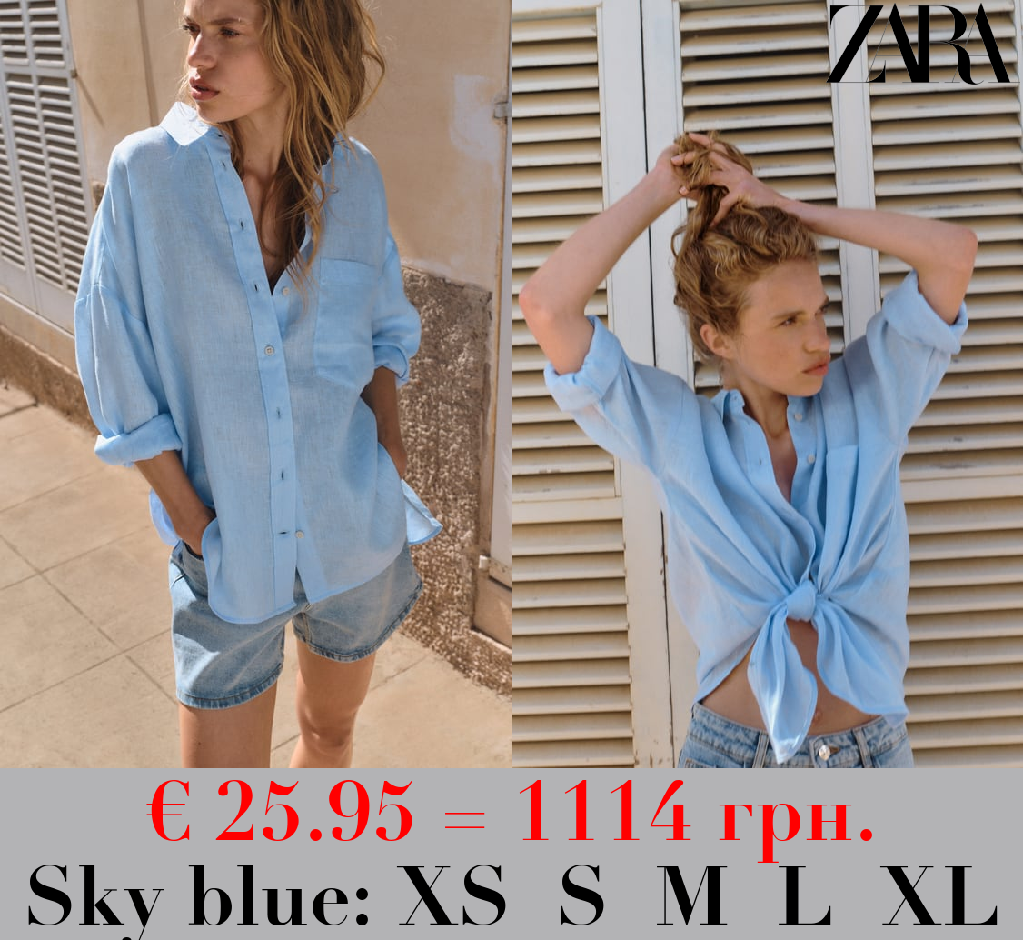 100% LINEN BASIC SHIRT