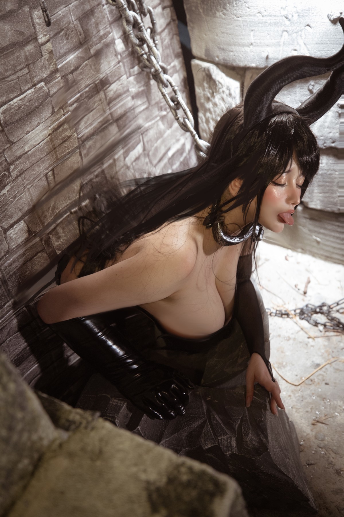 NinJA阿寨寨 Cosplay 受虐魅魔 30