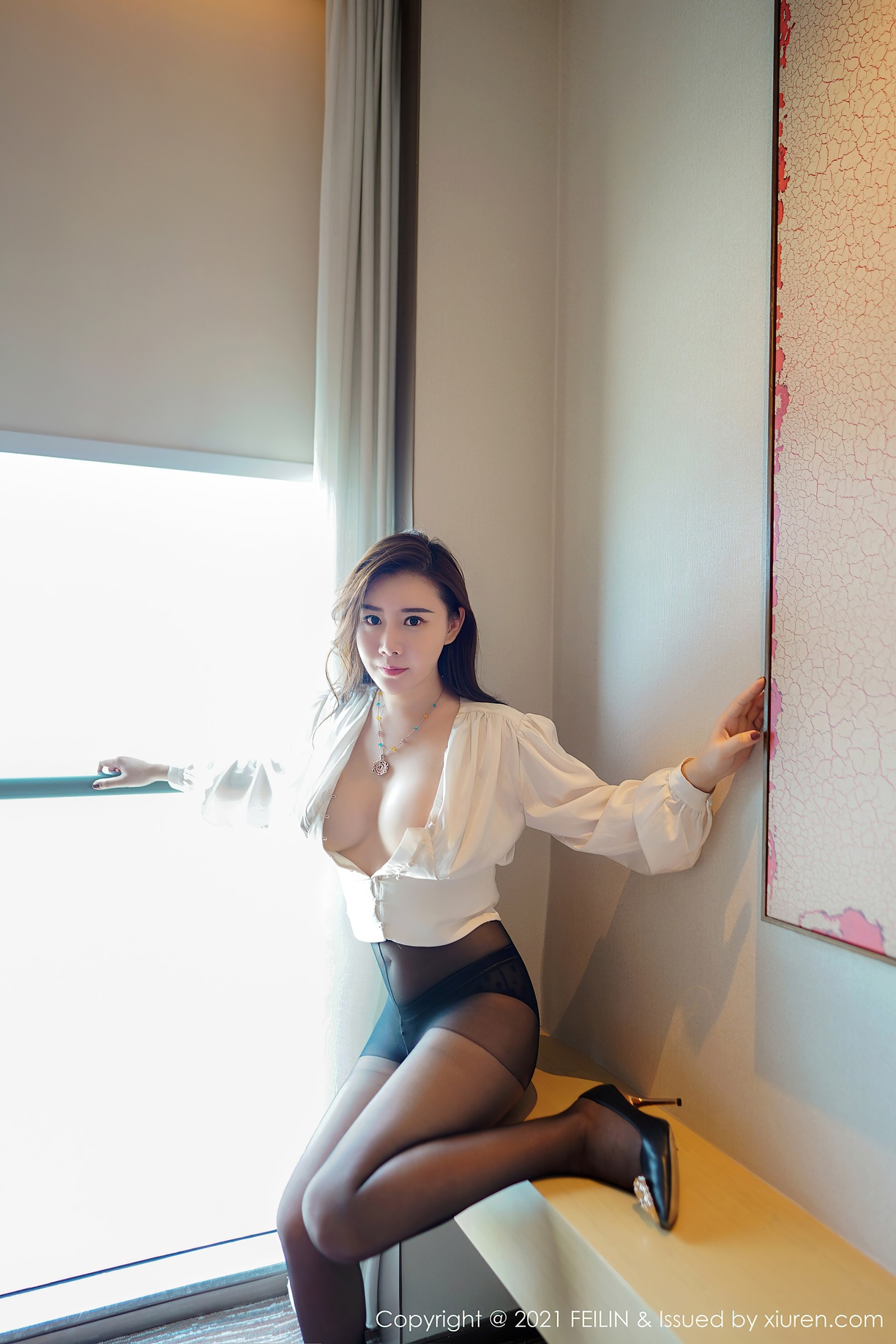 [FEILIN嗲囡囡] 2021.07.05 VOL.400 王婉悠Queen 34