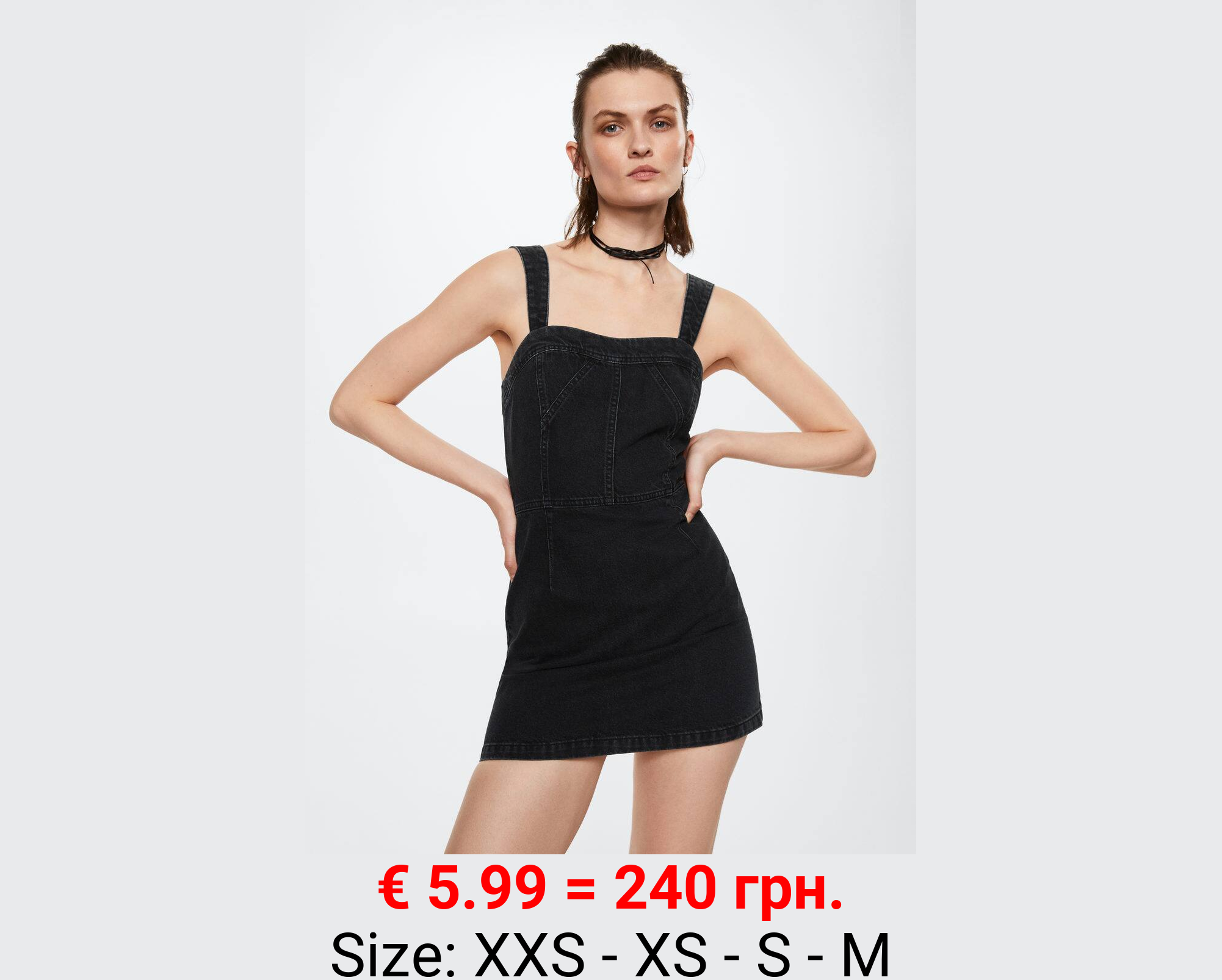 Vestido vaquero cremallera