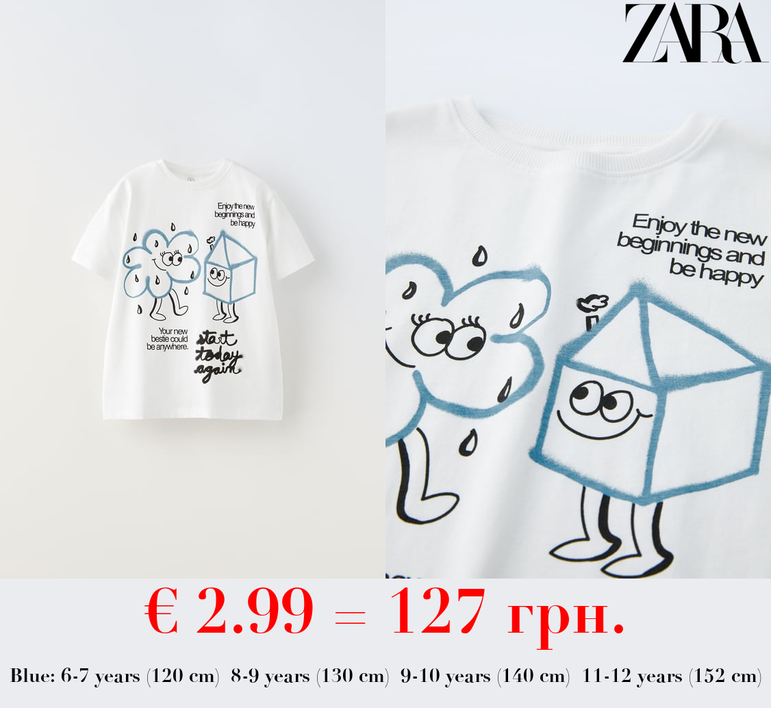 GRAFFITI PRINT T-SHIRT