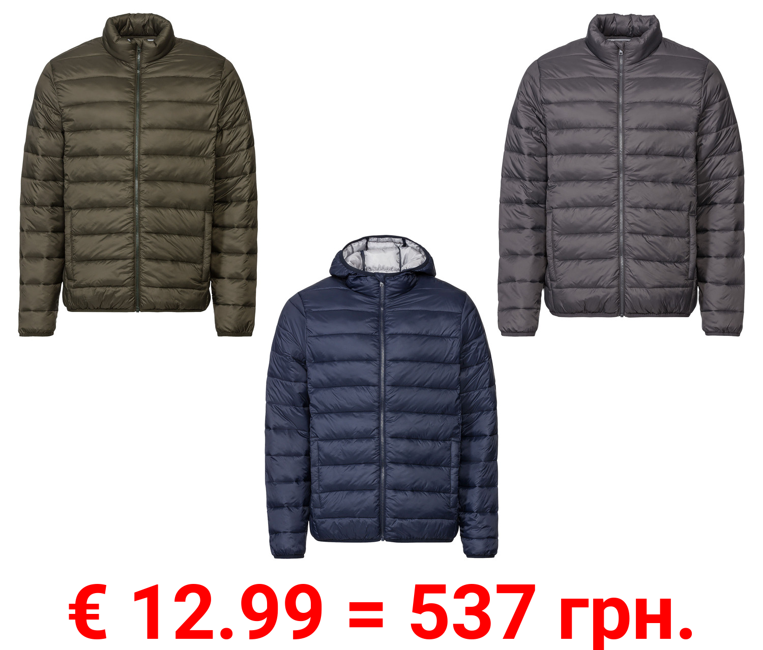 LIVERGY® Herren Steppjacke, windabweisend