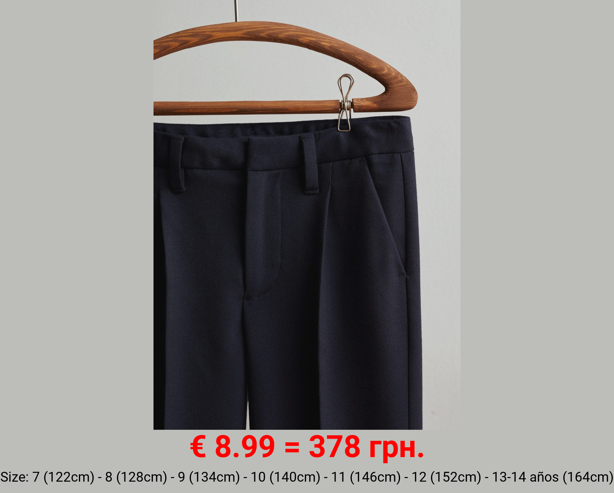 Pantalón traje regular fit