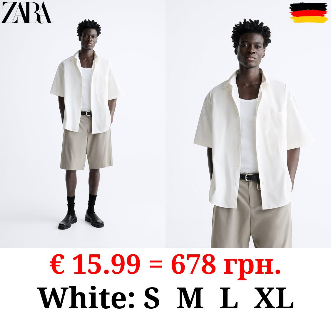 POPLIN SHIRT WITH POCKET