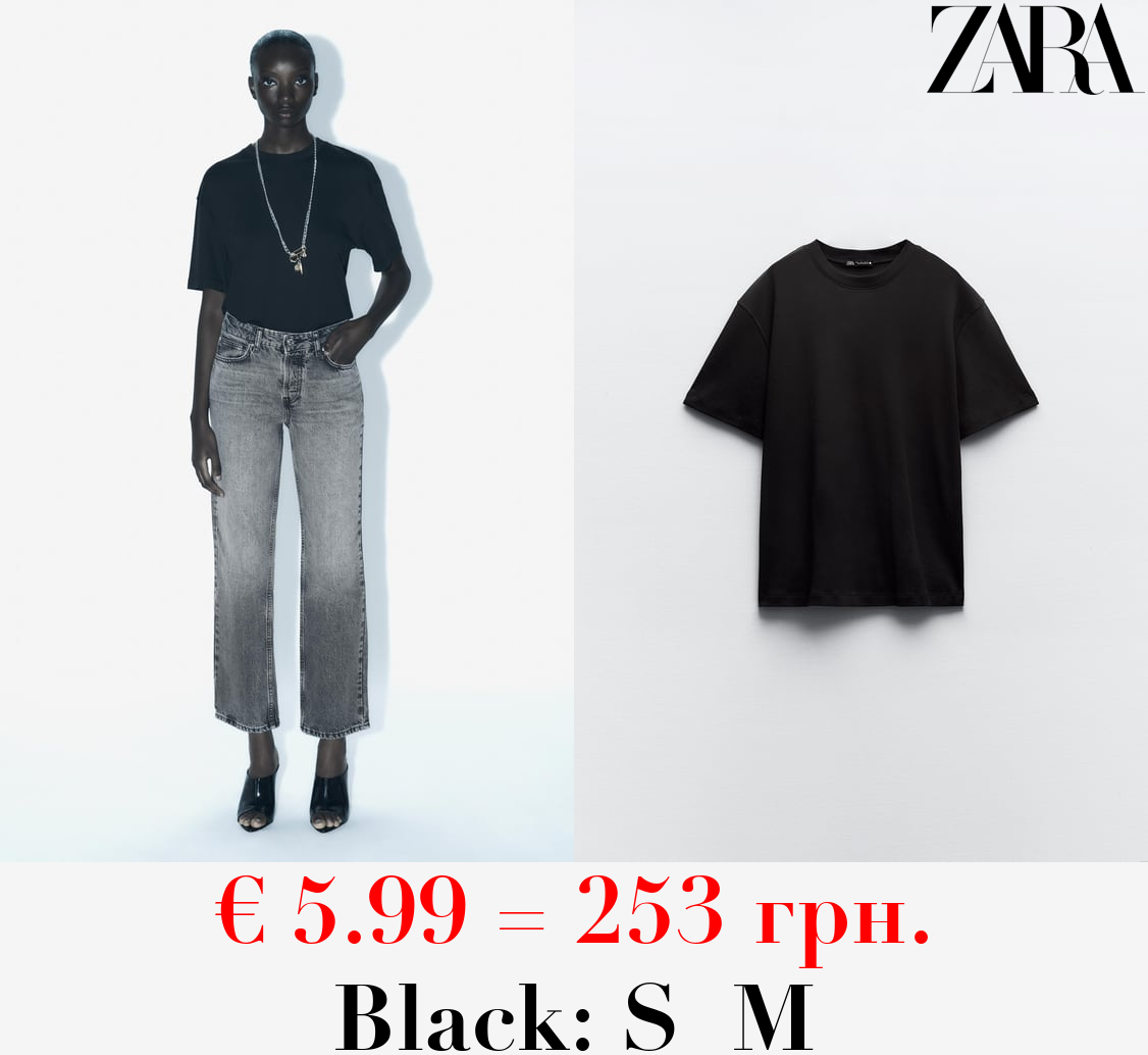 COTTON CLEAN EFFECT T-SHIRT