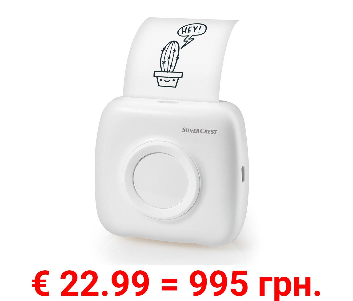 SILVERCREST® Mini Pocket Printer inklusive Papierrolle