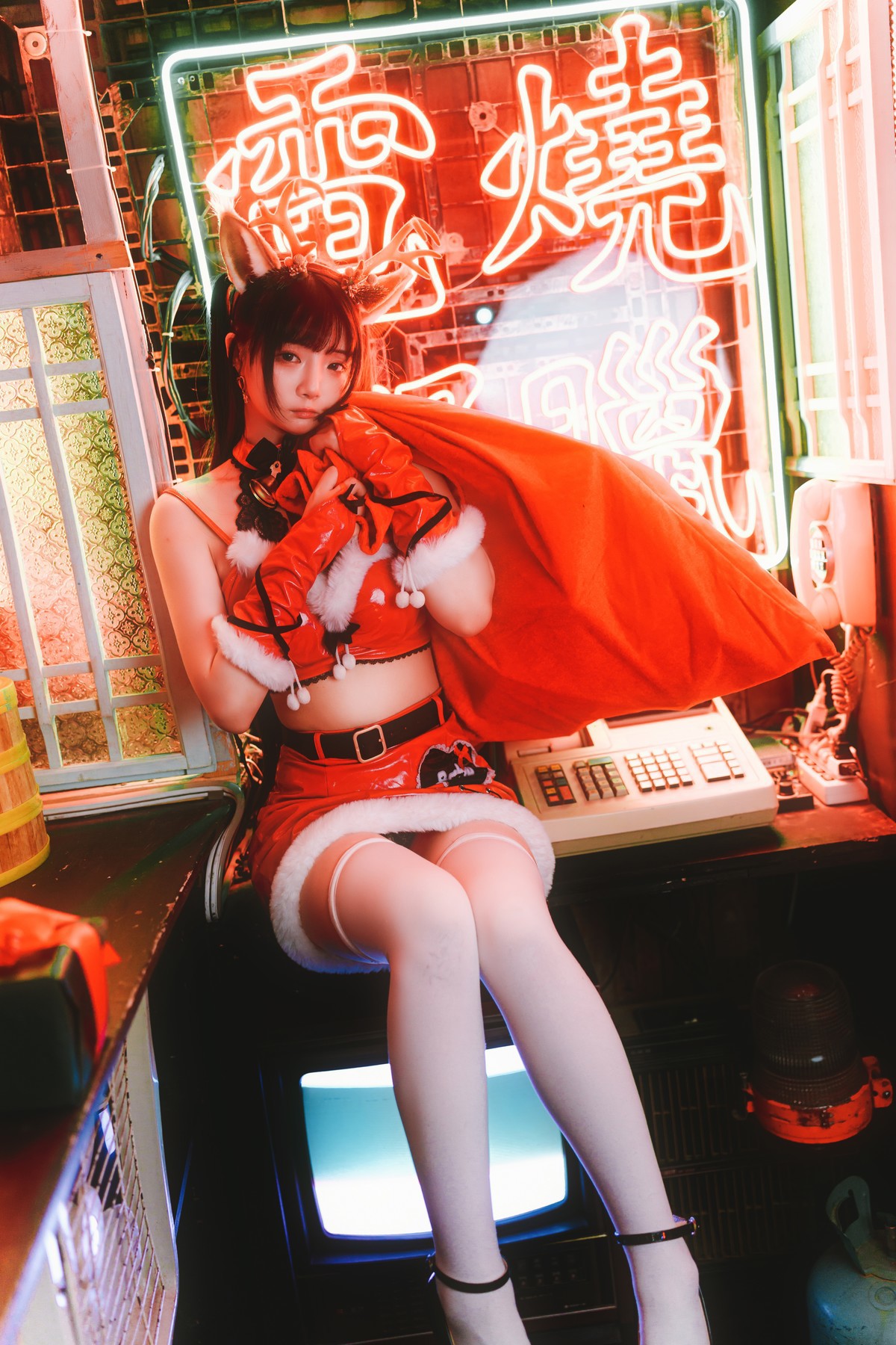 Cosplay 落落Raku Dear Deer ☆ 56