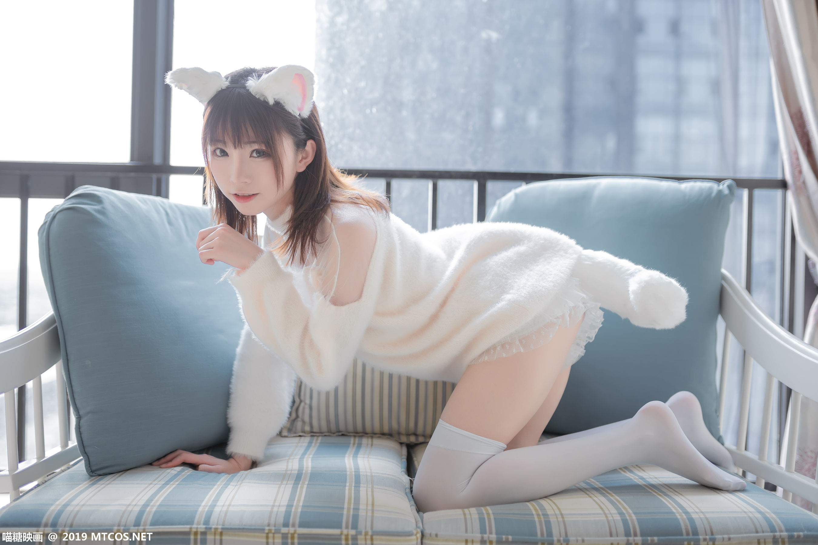 [喵糖映画]_VOL.027_绮太郎_白丝猫耳-写真图集共41P 7