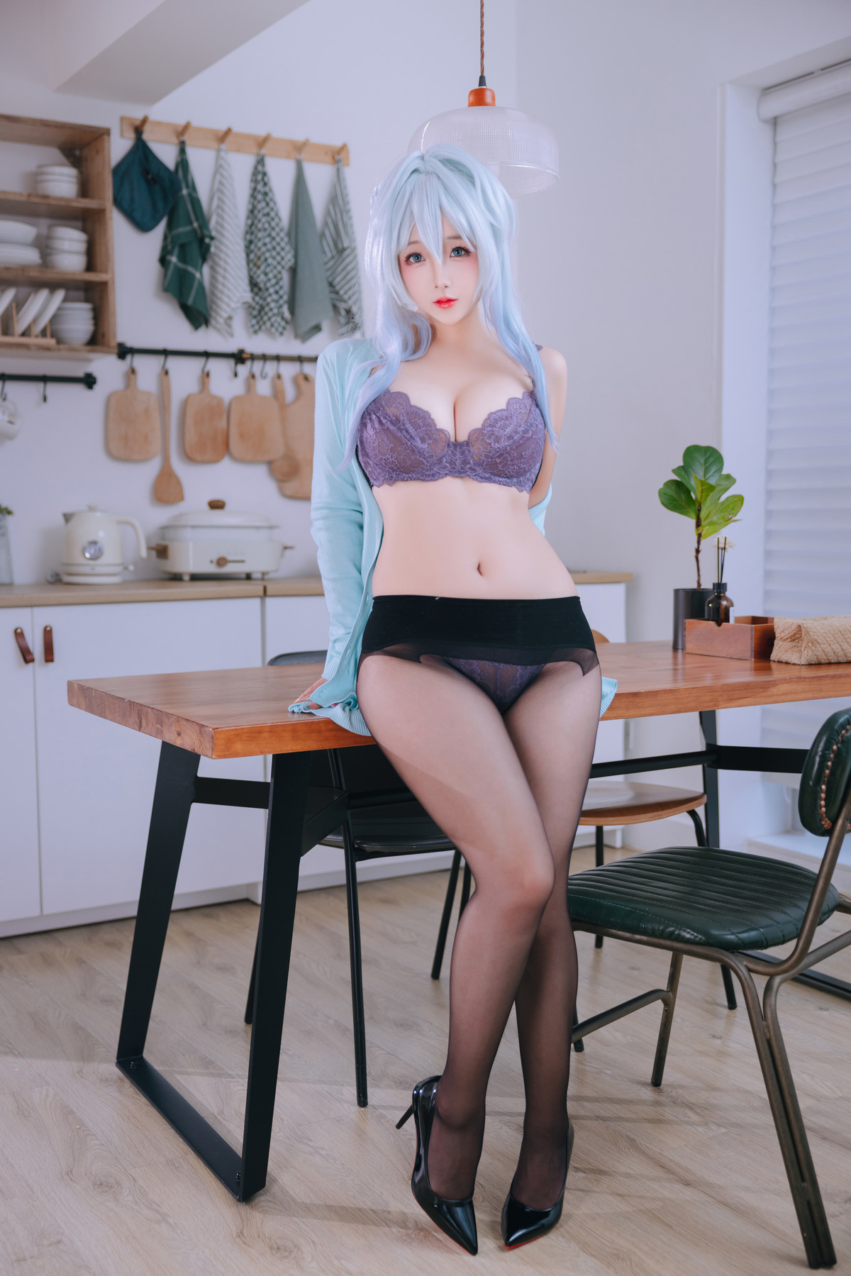 Cosplay Rinaijiao日奈娇 未亡人雪女 Set.01 12