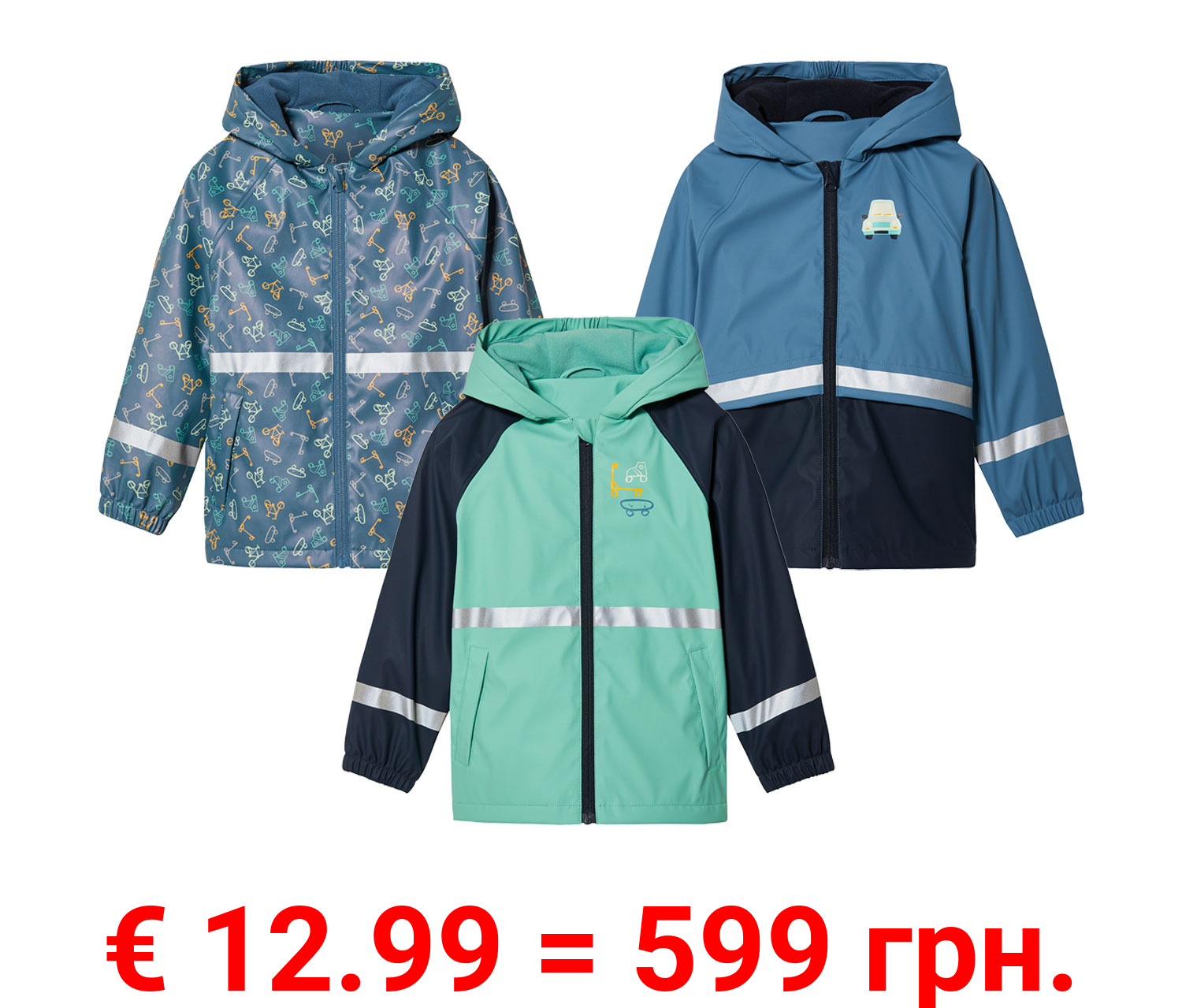 lupilu® Baby / Kleinkinder Matsch- und Buddeljacke mit Fleece gefüttert