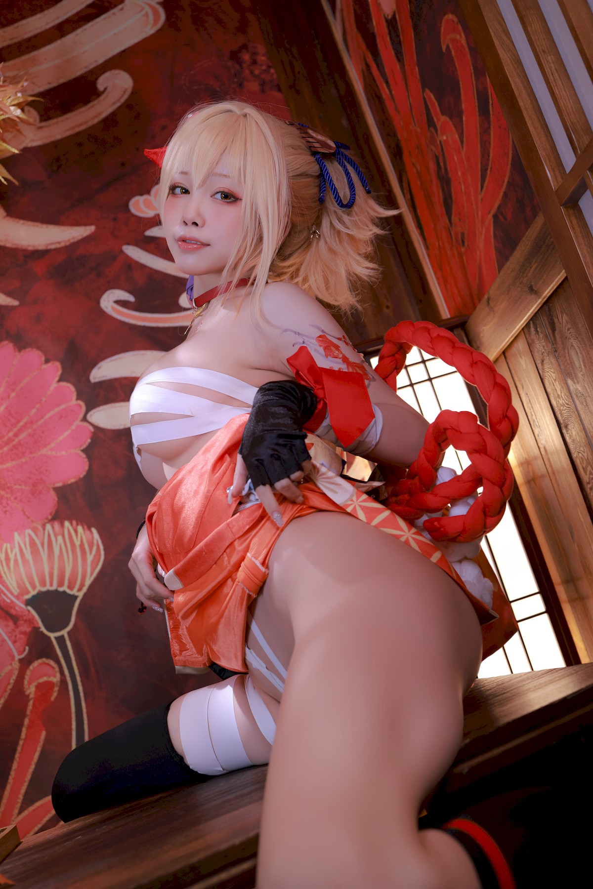 水淼aqua Cosplay 宵宫 Vol.01 35