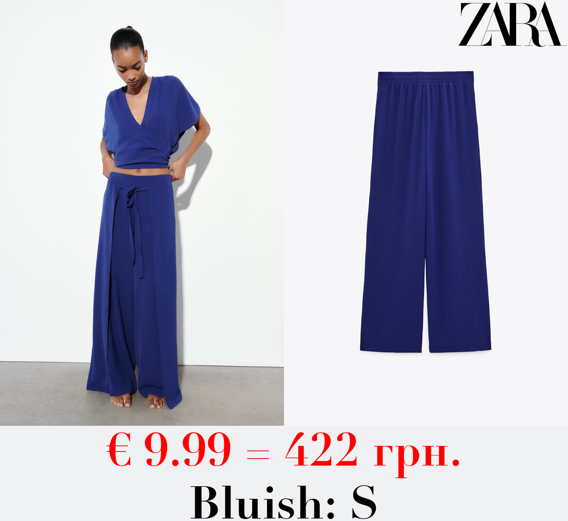 FLOWING WRAP TROUSERS