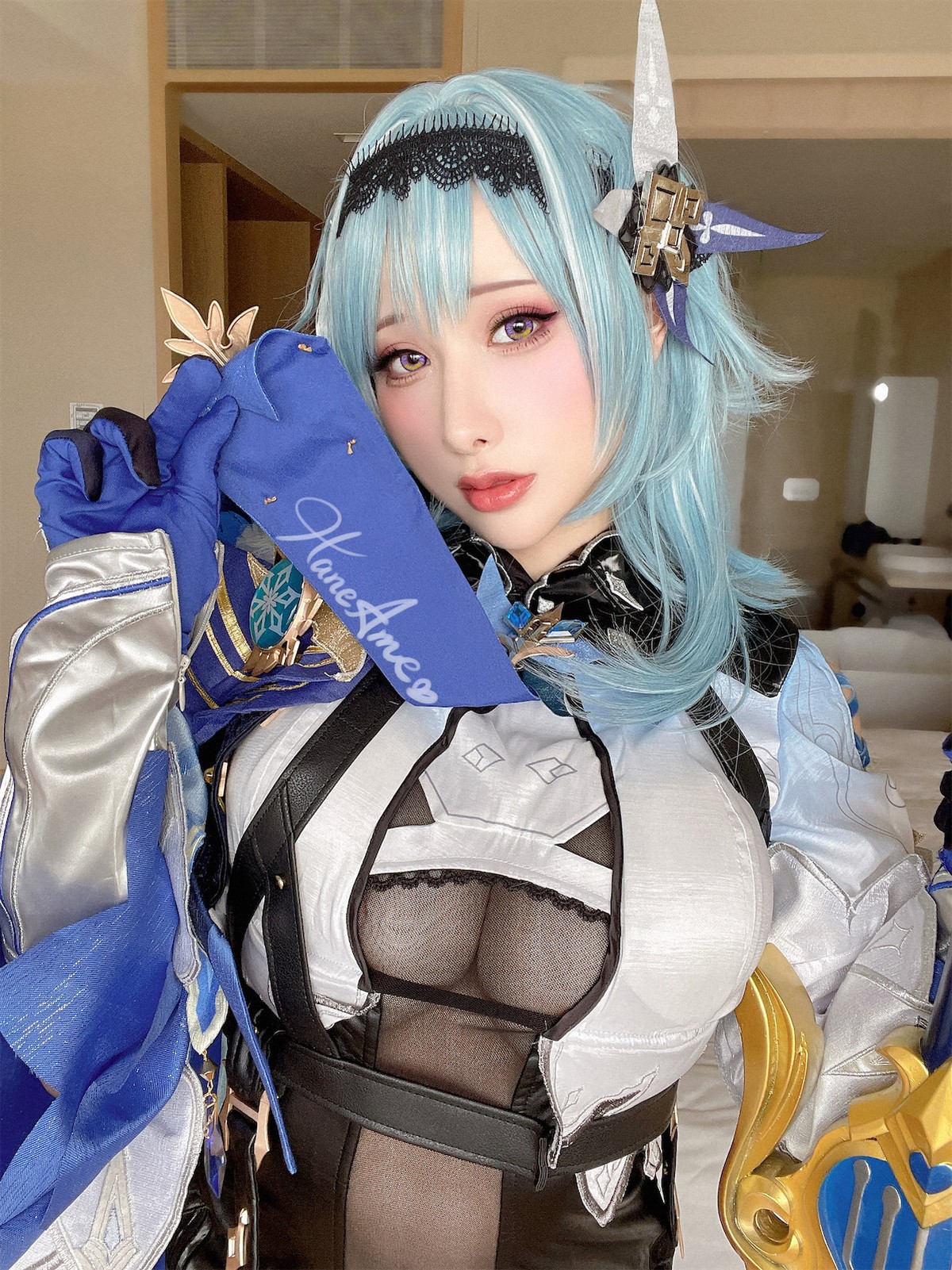 雨波HaneAme Cosplay Eula Lawrence Genshin Impact 31