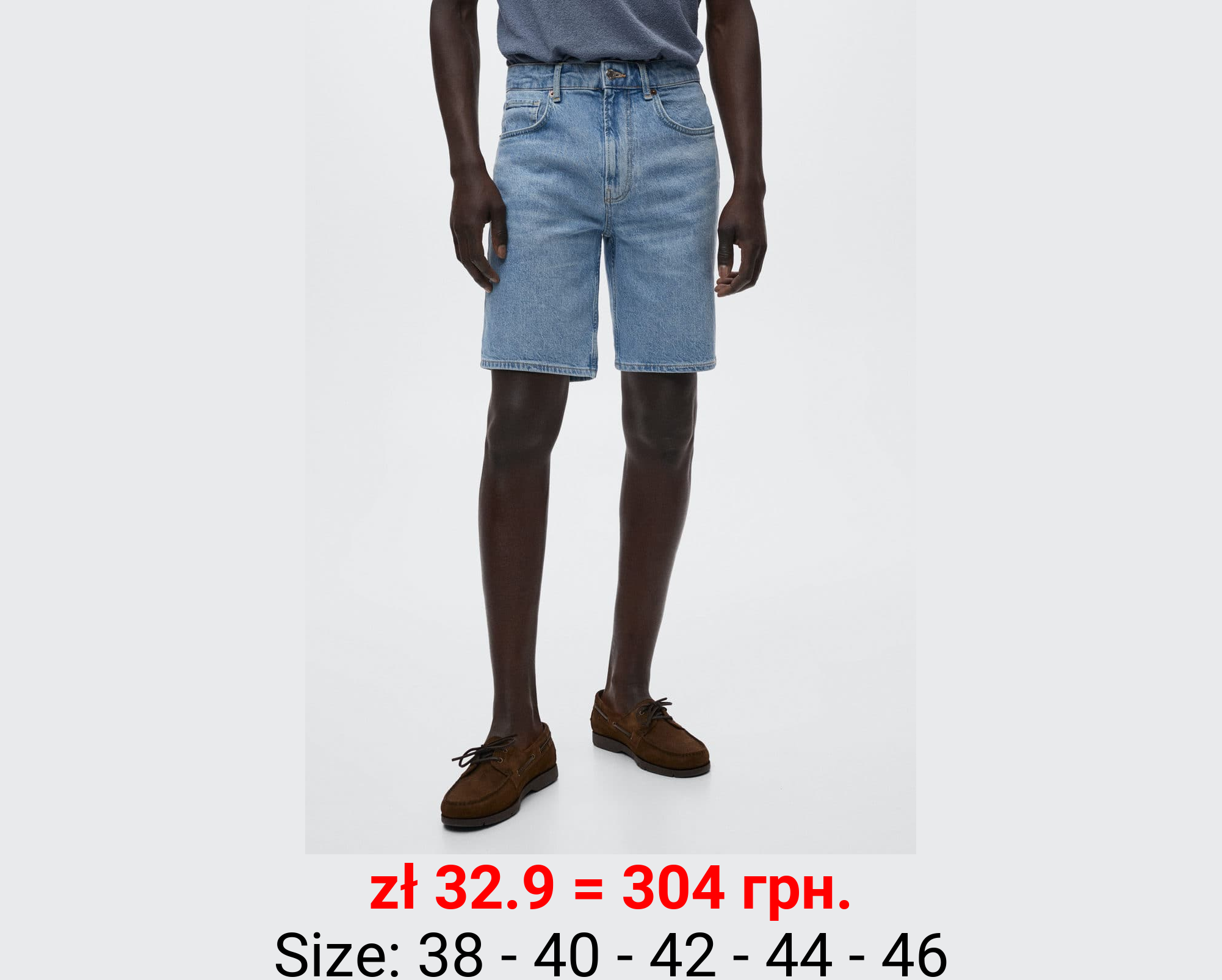 Bermudas vaqueras regular fit