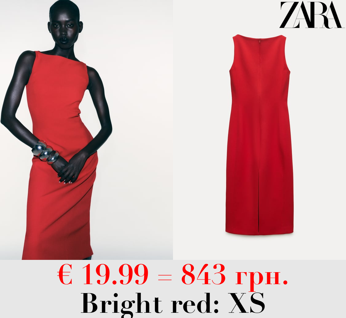 ZW COLLECTION MIDI DRESS WITH SLIT