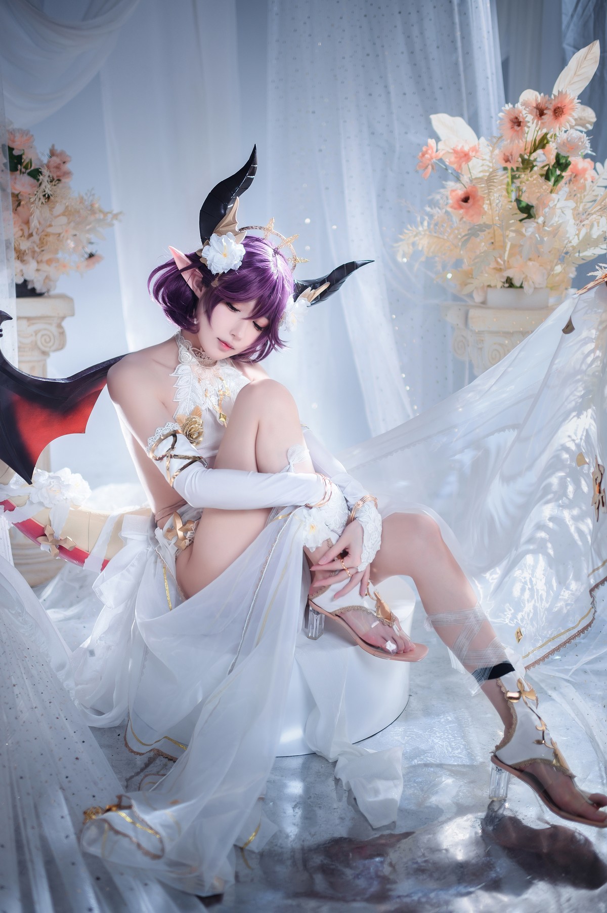 阿包也是兔娘 Cosplay 碧蓝幻想古蕾娅 龙娘 30