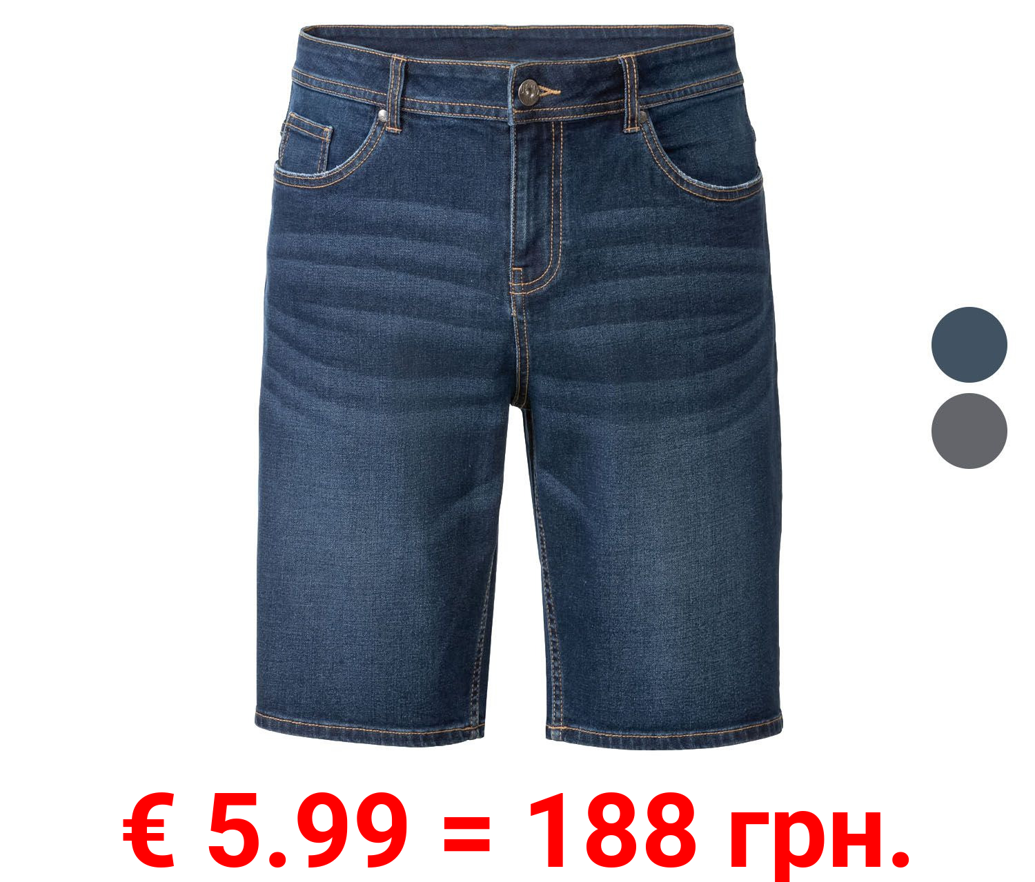 LIVERGY® Herren Jeans Bermuda